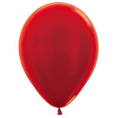 Sac De 50 Ballons 11Po - Rouge Métallisé Party Shop
