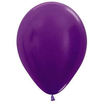 Sac De 50 Ballons 11Po - Violet Métallisé Party Shop