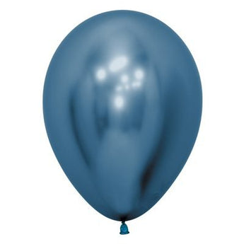 Sac De 50 Ballons 5Po - Bleu Reflex Party Shop