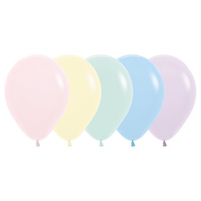 Sac De 50 Ballons 5Po - Couleurs Assorties Pastel Party Shop