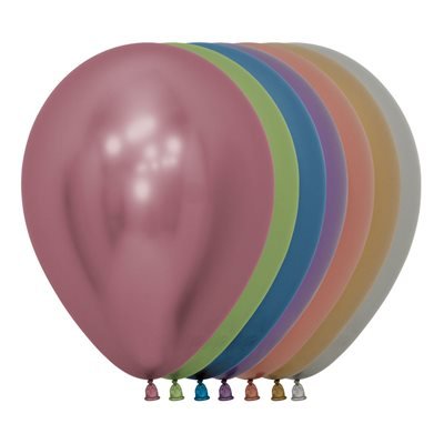 Sac De 50 Ballons 5Po - Couleurs Assorties Reflex Party Shop