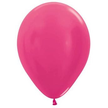 Sac De 50 Ballons 5Po - Fushcia Métallique Party Shop