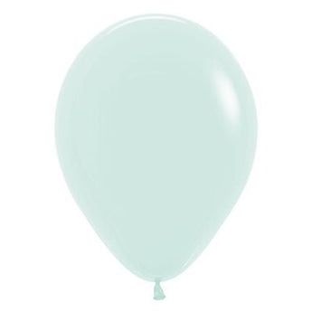 Sac De 50 Ballons 5Po - Vert Mat Pastel Party Shop
