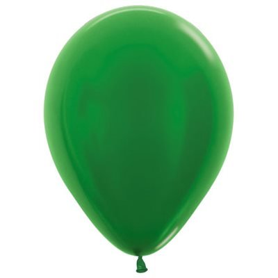 Sac De 50 Ballons 5Po - Vert Métallisé Party Shop