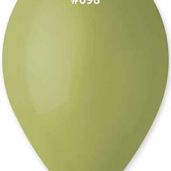 Sac De 50 Ballons Gemar 12Po - Vert Olive Party Shop