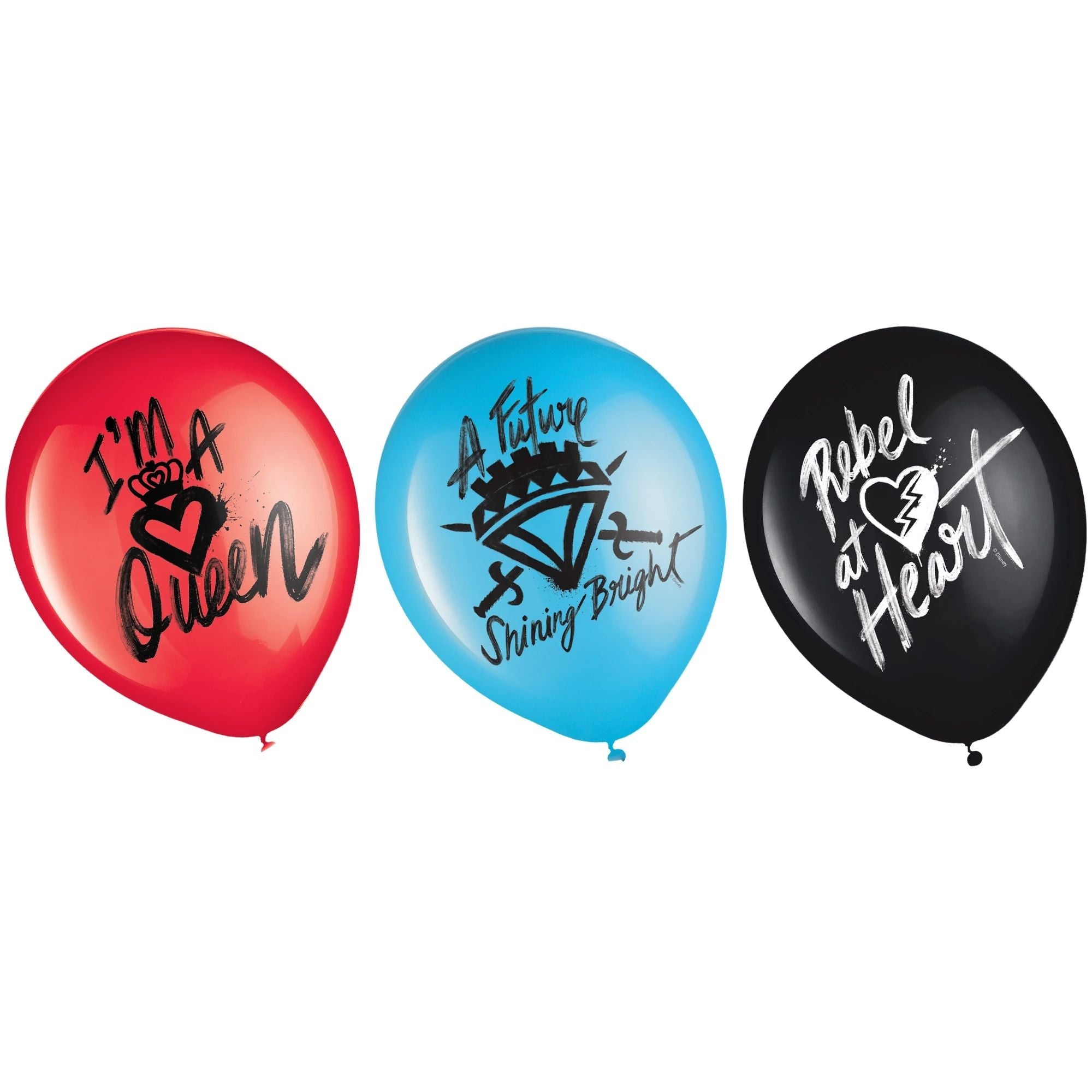 Sac De 6 Ballons En Latex 12Po - Descendants 4 Disney Party Shop
