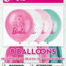 Unique - Sac De 8 Ballons En Latex 12" - Barbie - Party Shop