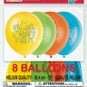 Unique - Sac De 8 Ballons En Latex 12" - Cocomelon - Party Shop