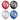 Unique - Sac De 8 Ballons En Latex 12" - NHL - Party Shop