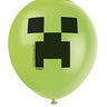 Unique - Sac De 8 Ballons En Latex 12" - Pixel (Minecraft) - Party Shop