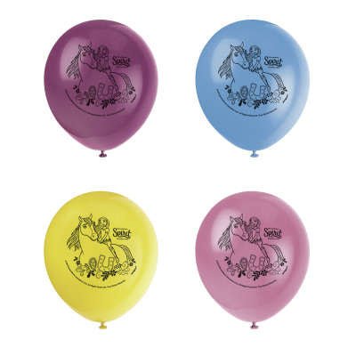 Sac De 8 Ballons En Latex - Spirit : Au Gallop Party Shop