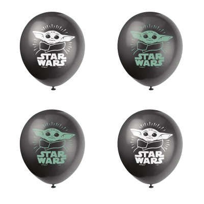 Sac De 8 Ballons - Mandalorian (The Child) Star Wars Party Shop