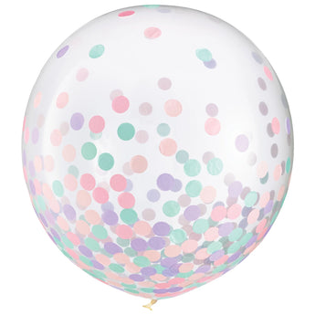 Sac De Ballon Confetti (2) ''24Po'' - Pastel Party Shop