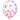 Amscan - Sac De Ballon Confetti (6) ''12Po'' - Rose & Or - Party Shop