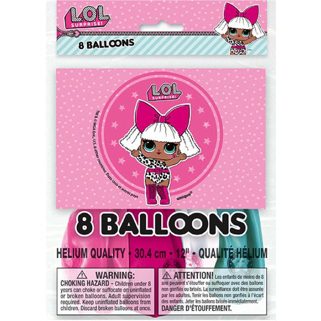 Sac De Ballons (8) - Lol Surprise! Party Shop