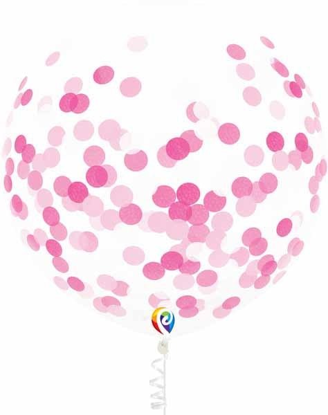 Sac De Ballons Confetti (3) - Rose Party Shop