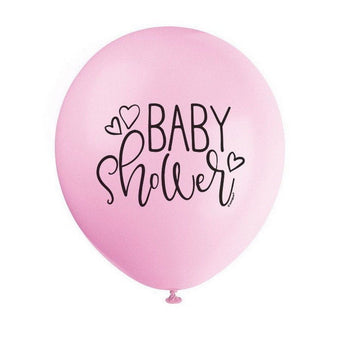 Sac De Ballons Latex 12Po (8) - Baby Shower Rose Party Shop