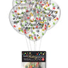 LITTLE GENIE - Sac De Ballons Latex (5) - Confettis Happy Fucking Birthday - Party Shop