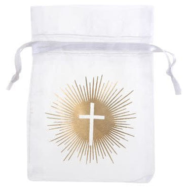 Santex - Sachet Cérémonie Or 7.5 X 10 Cm (6) - Party Shop