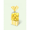 Amscan - Sacs Pour Gâteries 10.75Po X 3.3Po (10) - Jaune - Party Shop