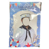 KBW Global - Sailor costume kit with classic white hat and navy necktie – nautical outfit accessory for Halloween, cruises, carnival or themed party – Party Shop
