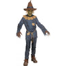 Scare Creep child costume with creepy mask, long finger gloves, collar, belt, and hat – perfect for a scary Halloween scarecrow look. - Funworld - Party Shop 