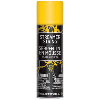 Serpentin en Mousse - Jaune Party Shop