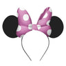 Unique - Serre-Tête en Carton Avec Oreilles (4) - Minnie Mouse - Party Shop