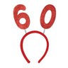 Beistle Co. - Serre-Tête Rouge 60 Ans - Party Shop