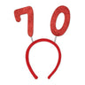 Beistle Co. - Serre-Tete Rouge 70 Ans - Party Shop