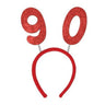 Beistle Co. - Serre-Tête Rouge 90 Ans - Party Shop