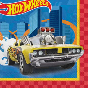 Serviette de table (16) - Hot Wheels Party Shop