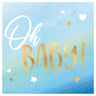 Amscan - Serviettes A Cocktail (16) - Oh Baby Boy - Party Shop