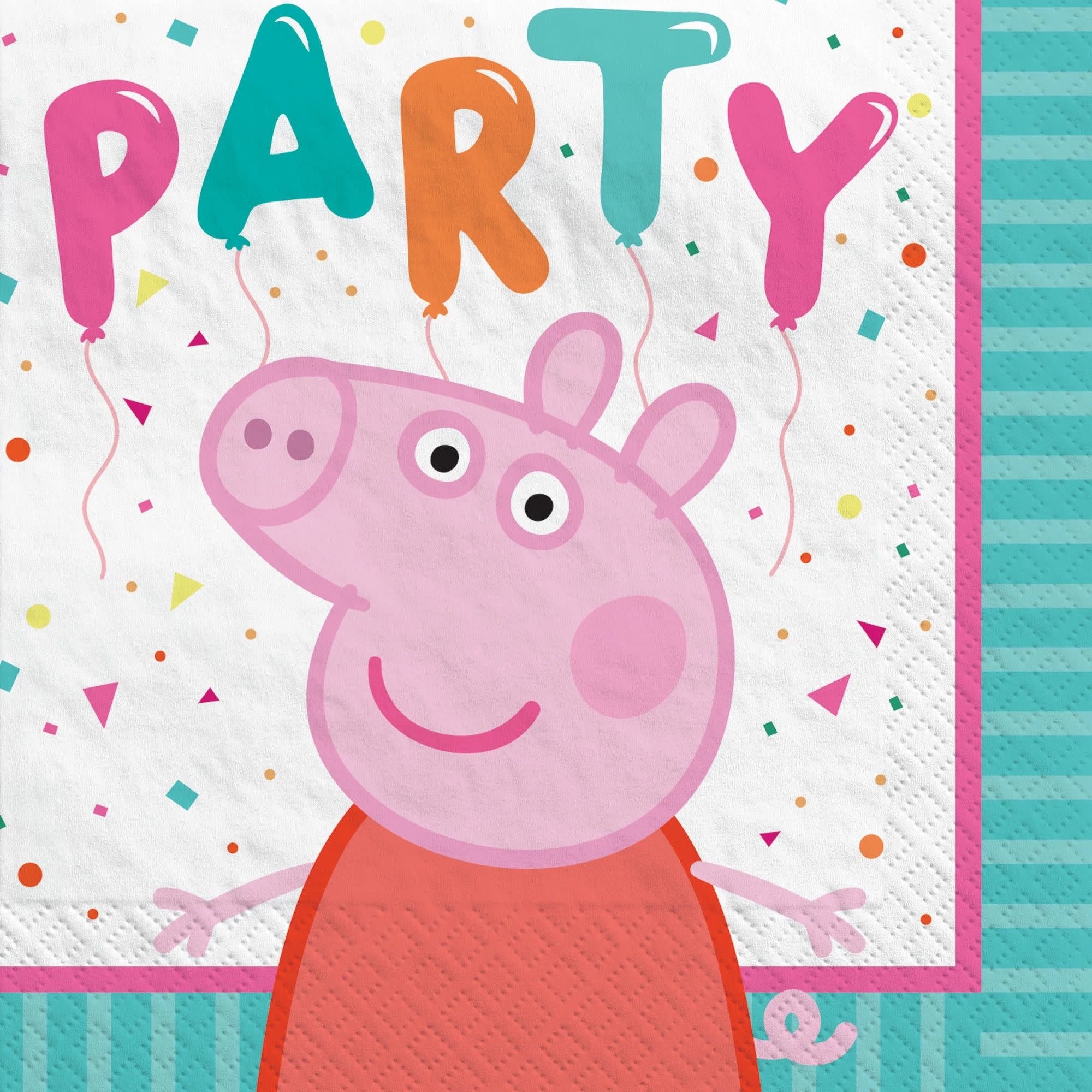 Serviettes À Cocktail (16) - Peppa PigParty Shop