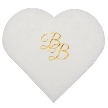 Santex - Serviettes A Cocktail Bb Blanc (10) - Party Shop