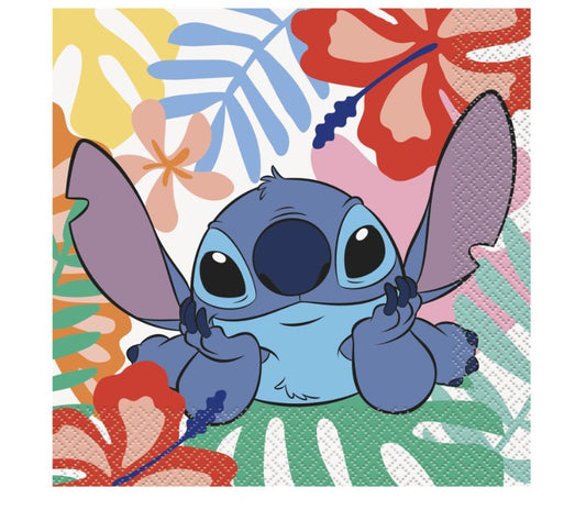 Unique - Serviettes à Cocktail Disney (16) - Stitch - Party Shop