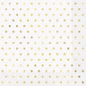 Unique - Serviettes de table (16) - Blanc et pois or - Party Shop