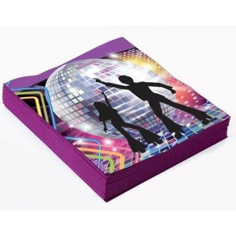 Serviettes De Table (16) - Disco Party Shop