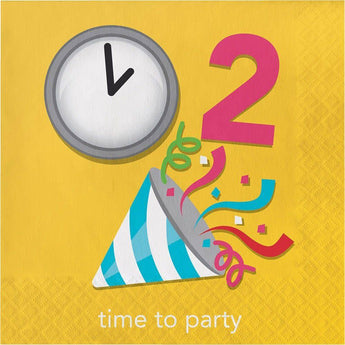 Serviettes De Table (16) - Émoji (Time To Party) Party Shop