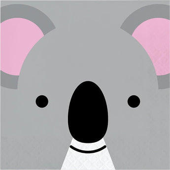 Serviettes De Table (16) - Koala Party Shop