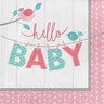 Creative Converting - Serviettes De Table (16) - Oisillons Roses - Party Shop