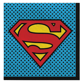 Serviettes De Table (16) - Superman La ligue des justiciers Party Shop