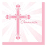 Creative Converting - Serviettes De Table (36) - Croix Rose (Communion) - Party Shop