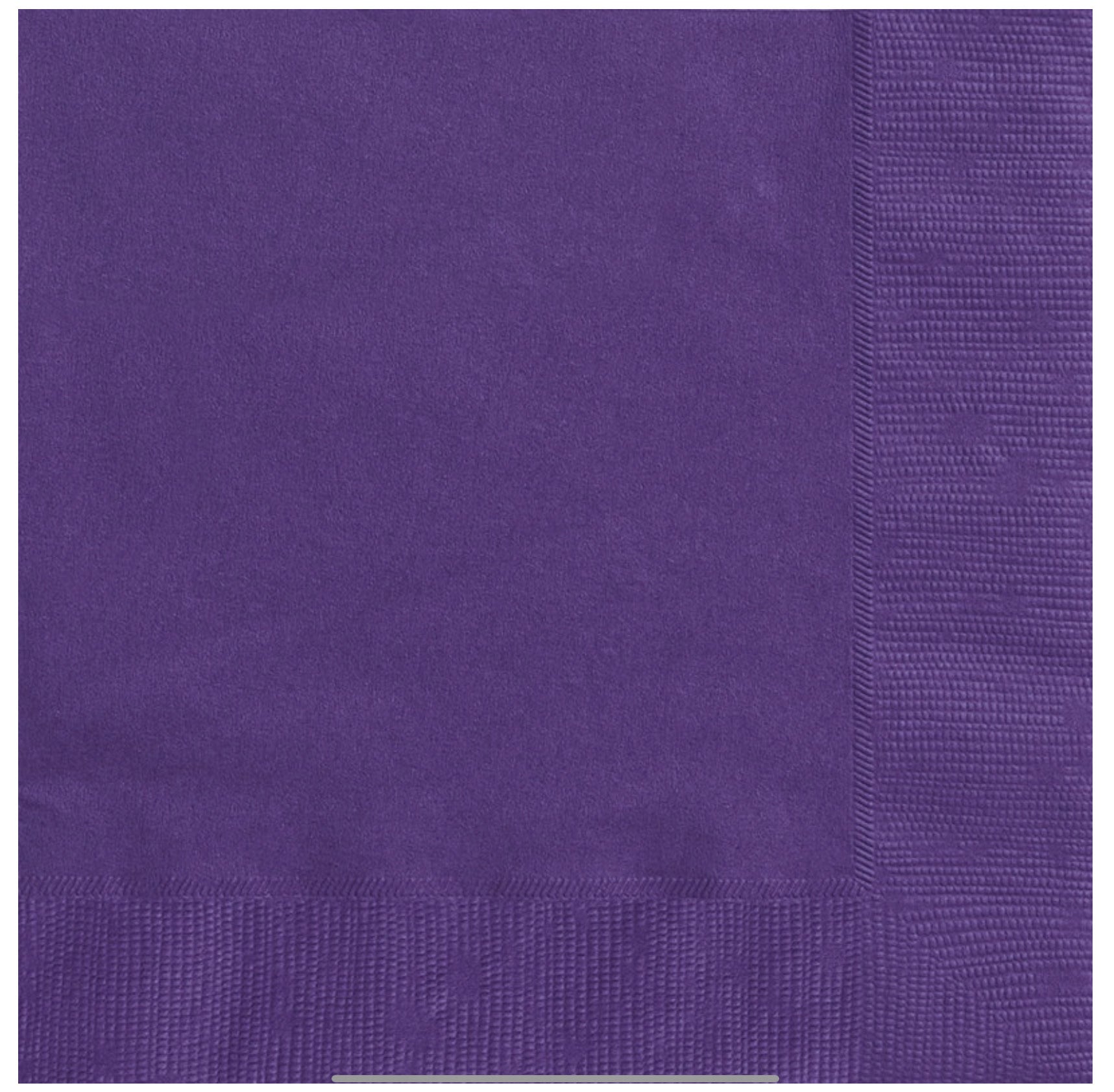 Serviettes De Table (50) - Mauve Party Shop