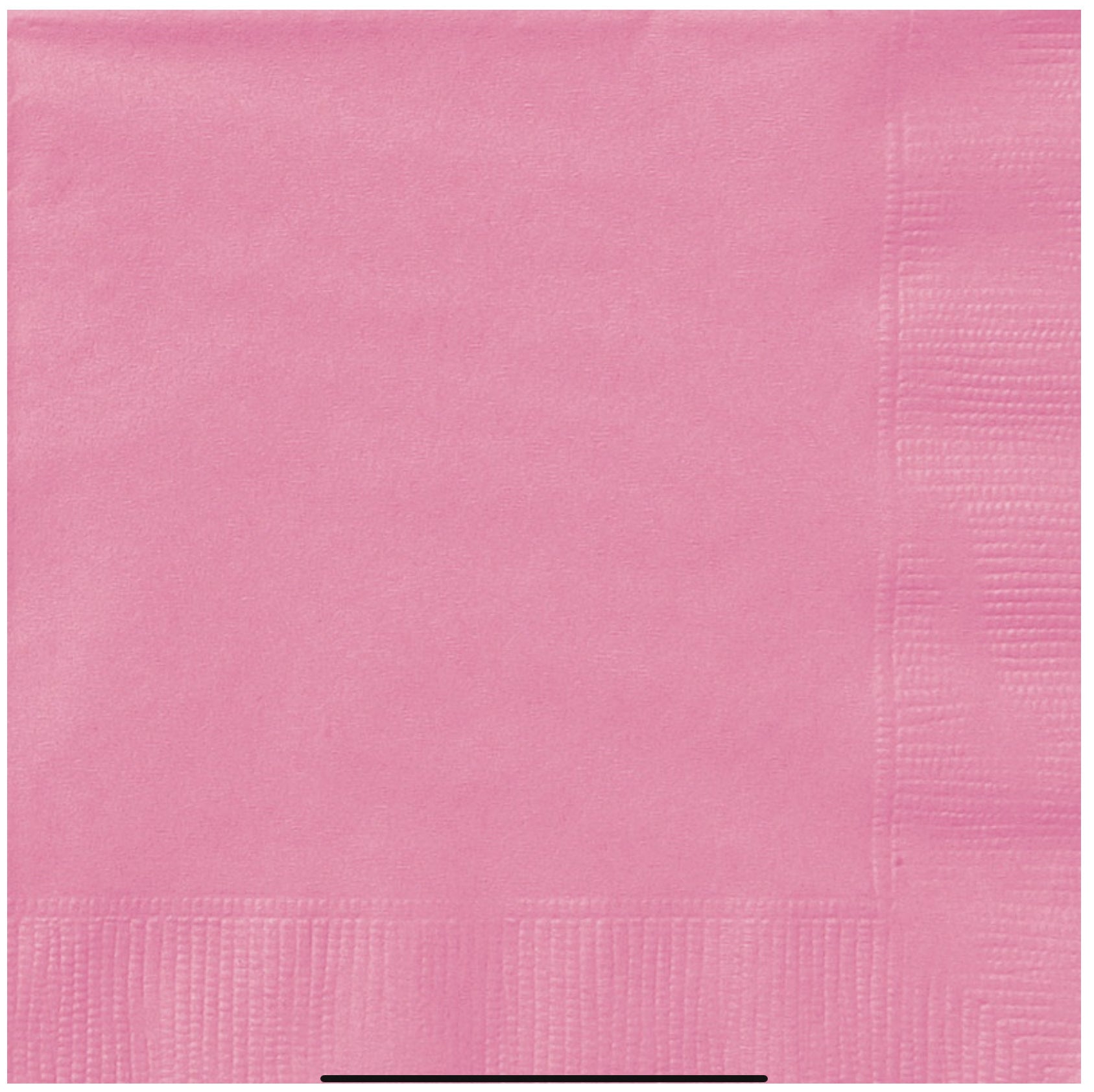 Serviettes De Table (50) - Rose Chaud Party Shop