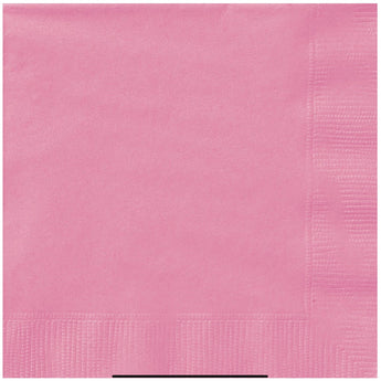 Serviettes De Table (50) - Rose Chaud Party Shop