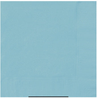 Serviettes De Table (50 ) - Turquoise Party Shop