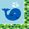 Creative Converting - Serviettes De Table Baleines Bleues (16) - Party Shop