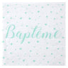 Santex - Serviettes De Table Baptême Mint (20) - Party Shop