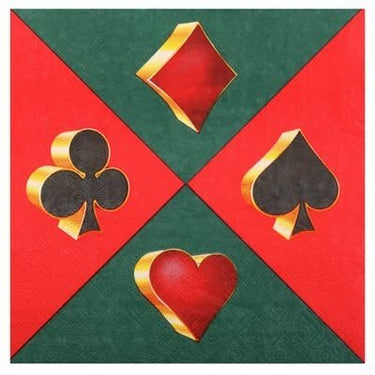 Santex - Serviettes De Table Casino (20) - Party Shop